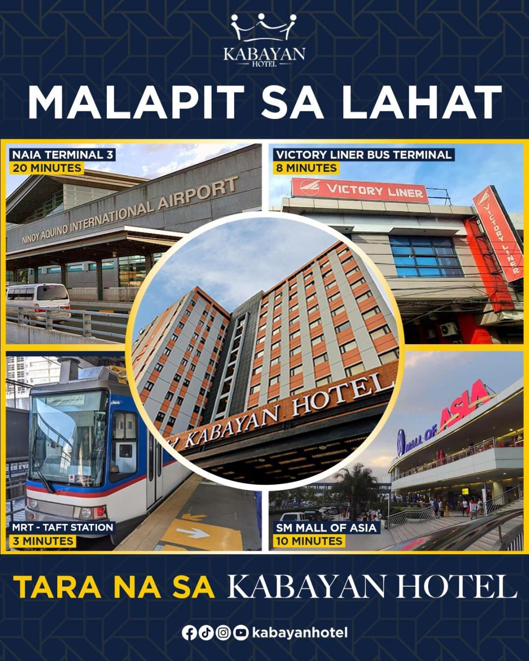 Kabayan Hotel Pasay Exterior photo